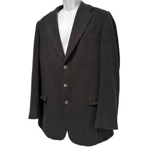 Tallia Sartoria Mens Blazer Mongolian Cashmere‎ Ventless Serci Extra Long 50